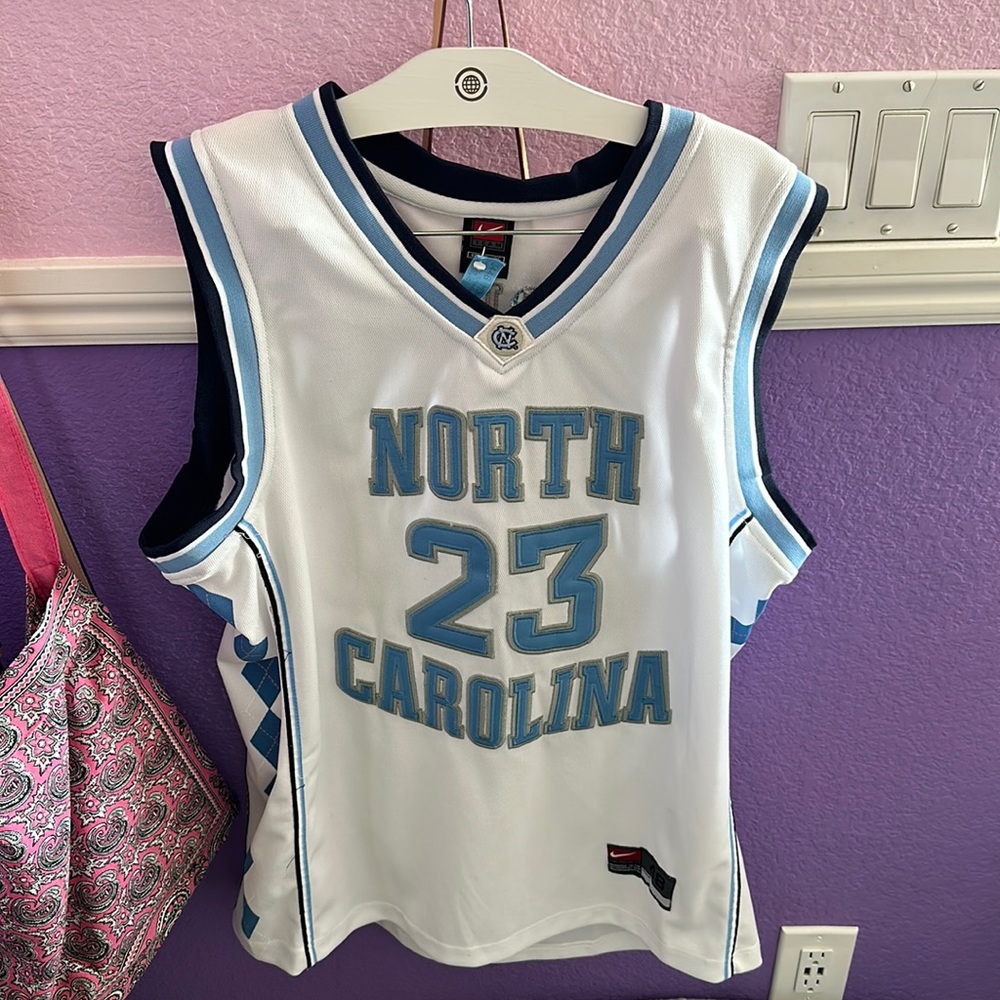 NikeMichael Jordan UNC tarheels basketball jersey stitched